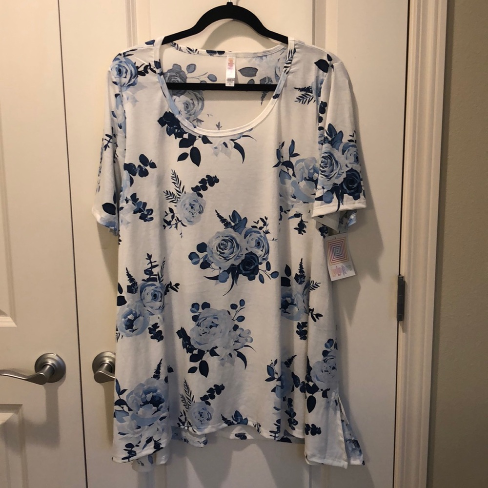LuLaRoe XL Perfect T Rose Floral